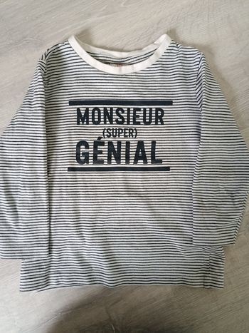 Haut manches longues garçon 3 ans