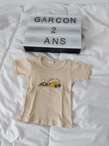 Tee-shirt manche courte garçon 2 ans Absorba