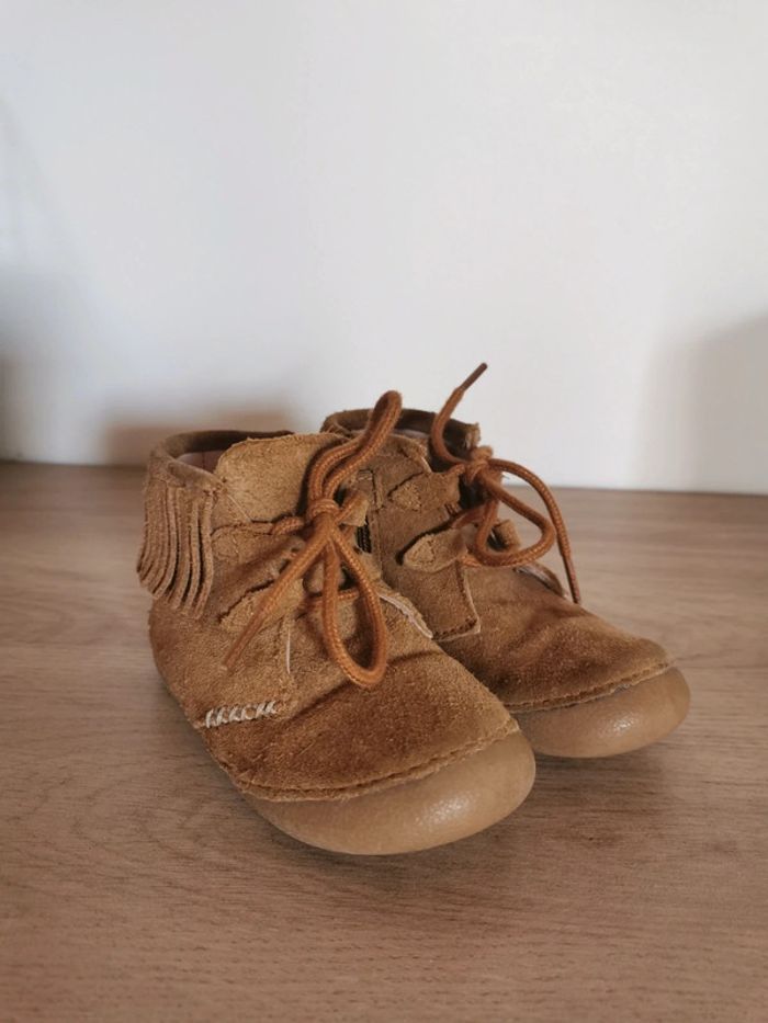 Chaussures Vertbaudet daim