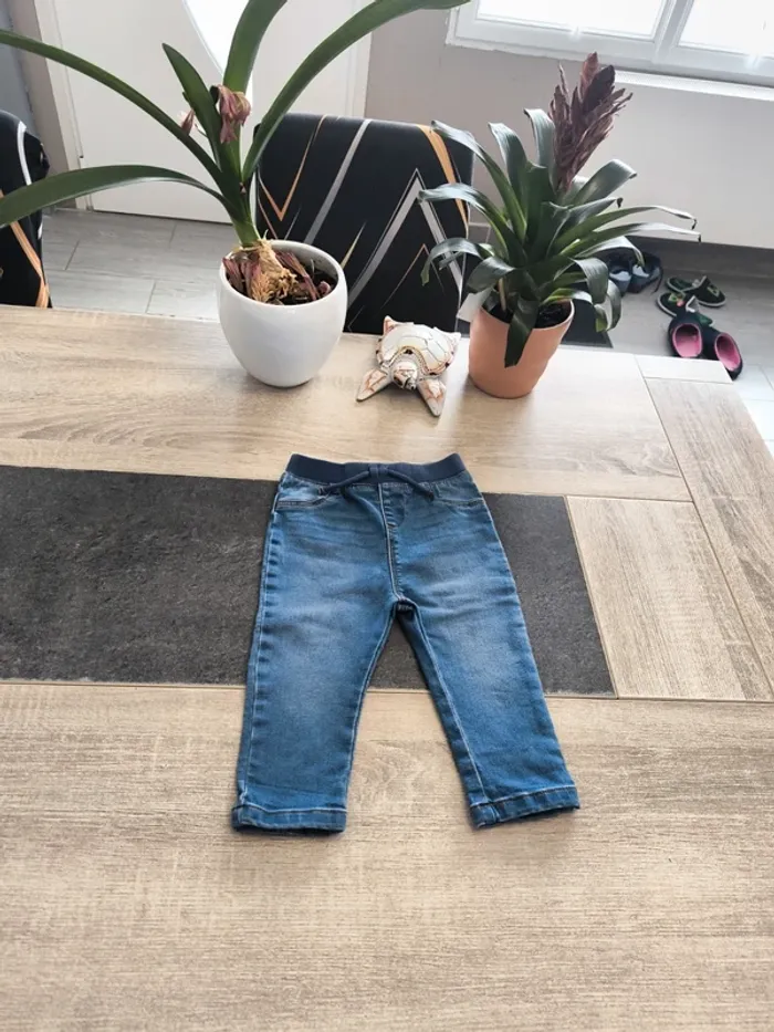 Pantalon jean souple garçon 12 mois 80cm Primark