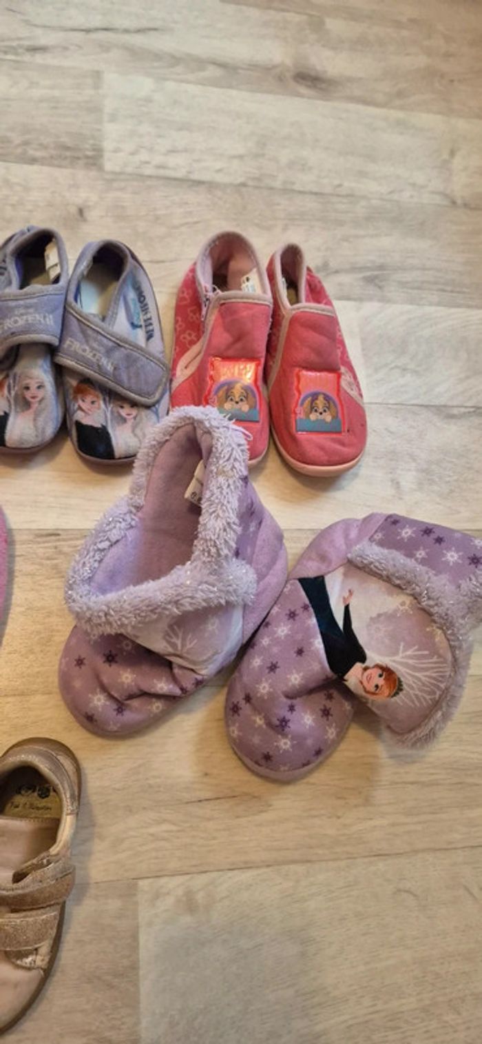 Lot chaussons/chaussures fille 18-27 - photo numéro 5