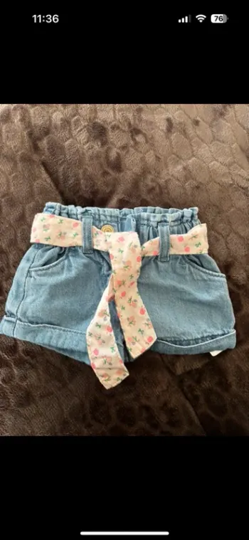 Short en jean