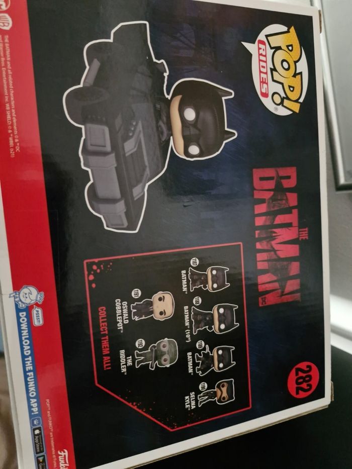 Figurine pop batman in batmobile - photo numéro 3