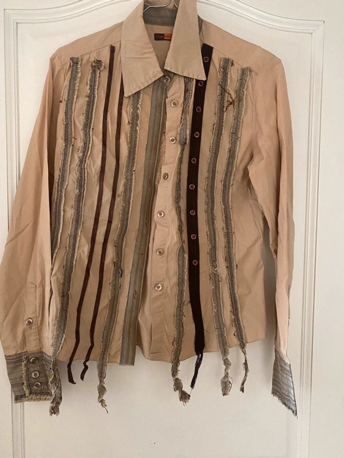 Chemise beige