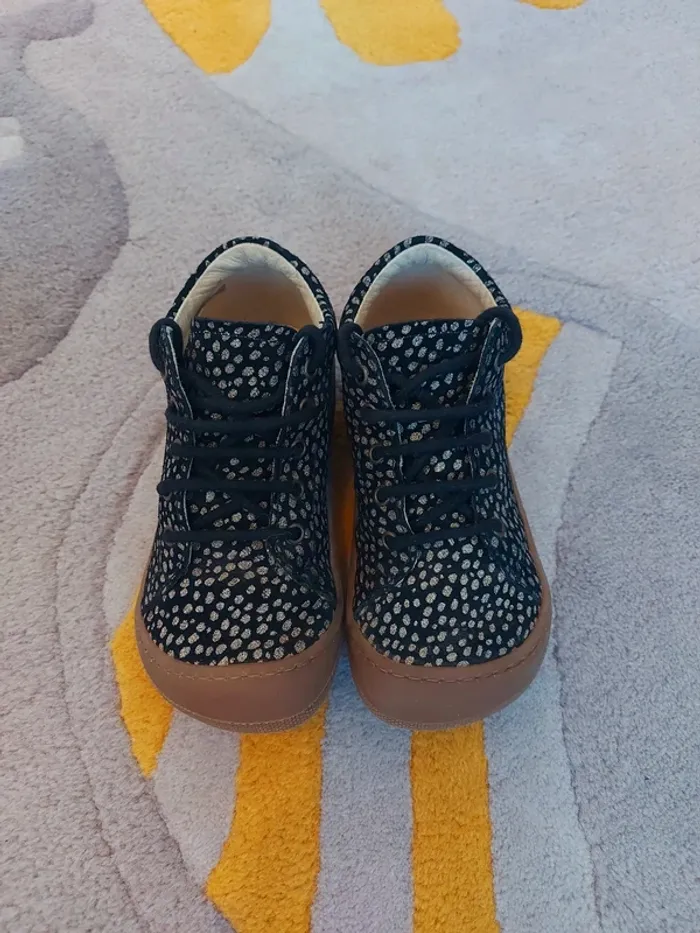 Naturino Barefoot Orec lacets Pony Black Platinum 26 - photo numéro 3