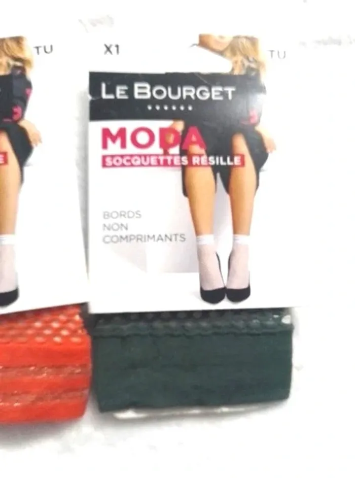 2 paires de socquettes taille 37/41 - le bourget neuf ( vente unité possible voir dans l'annonce) - photo numéro 3
