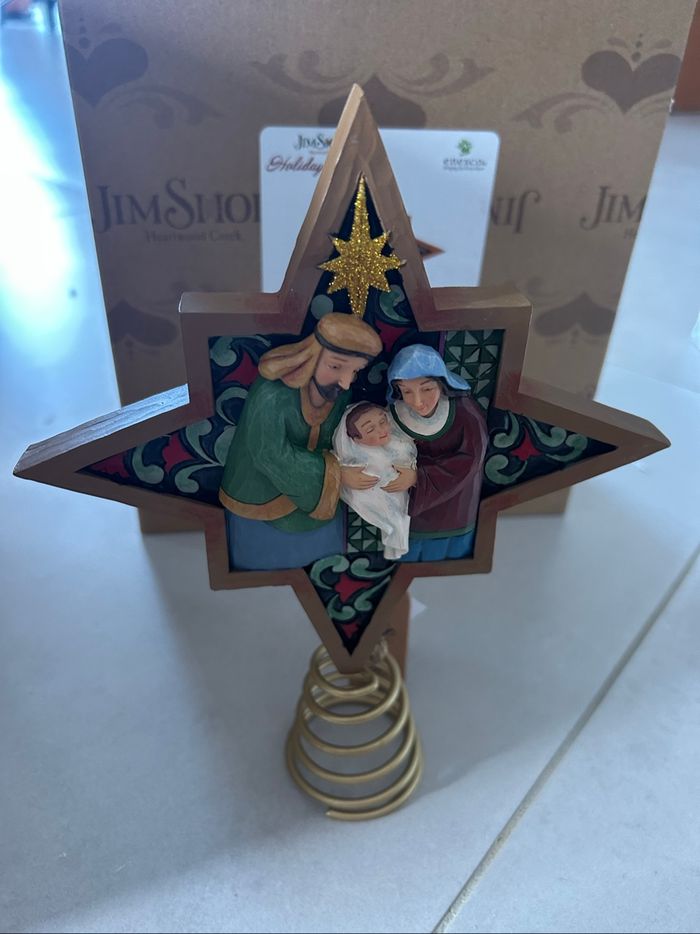 Figurine Décoration Étoile Pour Sapin De Noël - Jim Shore Heartwood Creek