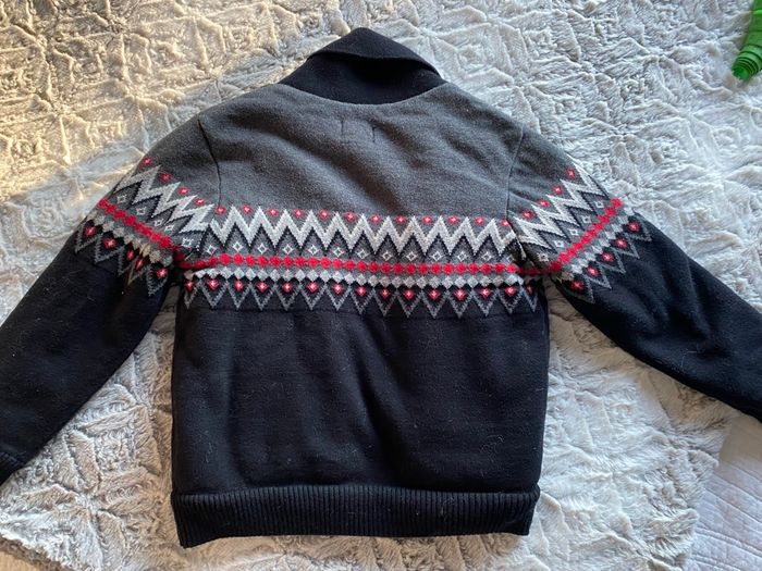 Gilet jacquard 5 ans - photo numéro 2