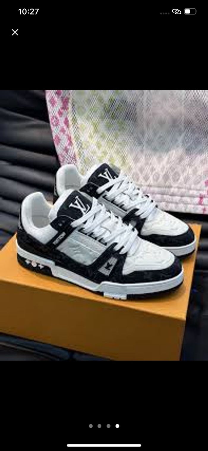 Basket Iv louis vuitton noir blanc 45 - photo numéro 4