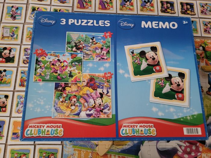 Lot de puzzles et mémo Disney - photo numéro 9