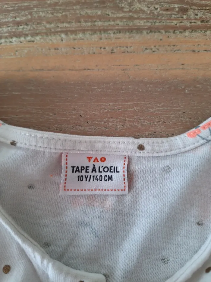 Pyjama combi short fille 10 ans tape à l'œil - photo numéro 2