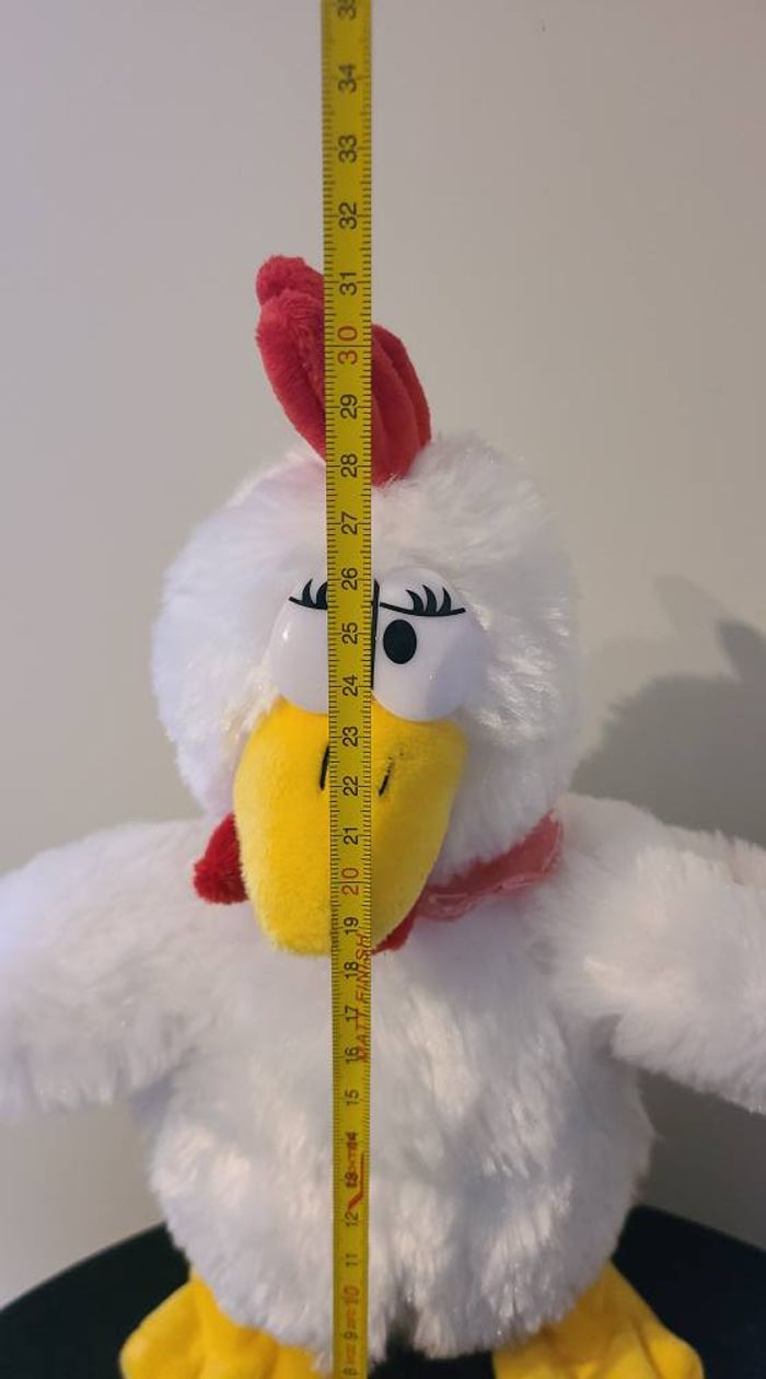 Peluche interactive poule danseuse FIZZY DISTRIBUTION H 32 cm - photo numéro 4