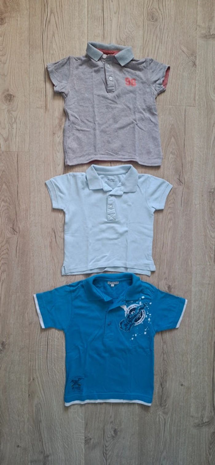 Lot 3 polos 3ans (2Neufs+1TBE)
