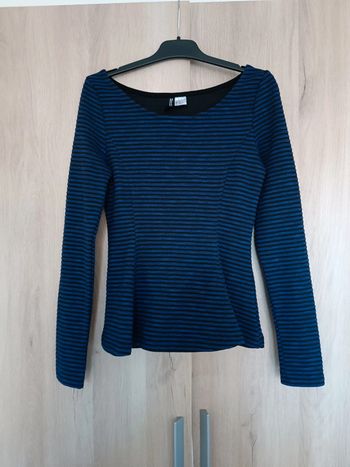 Top péplum h&M taille xs