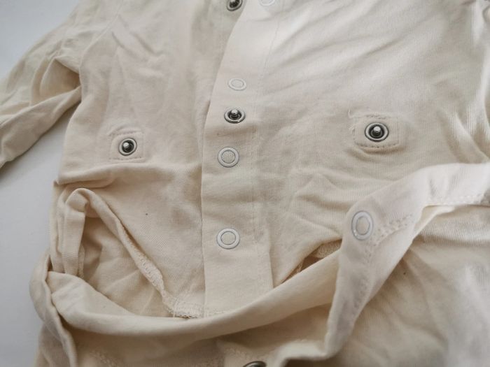 Pyjama bébé beige crème - photo numéro 3