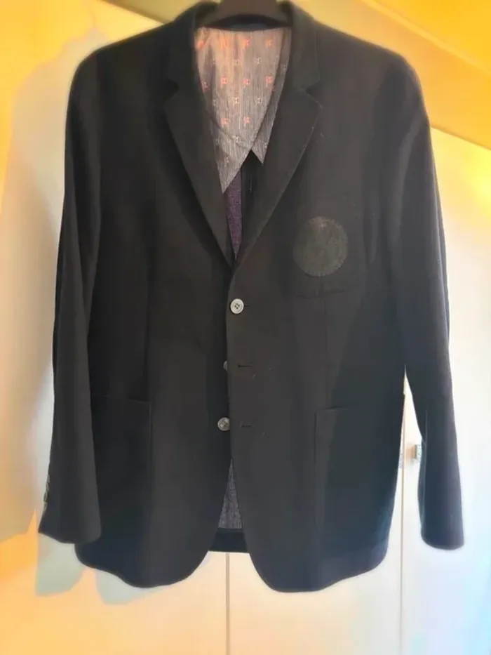 Veste noire en laine T50 Hugo Boss