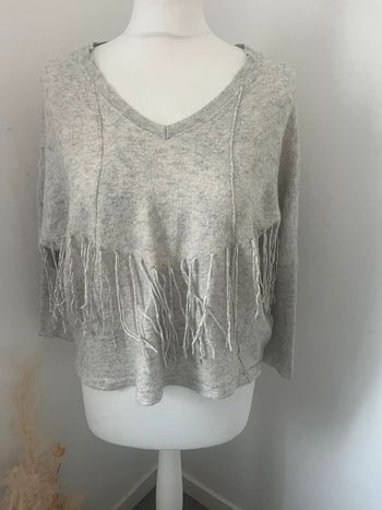 Pull en laine à franges Sandro