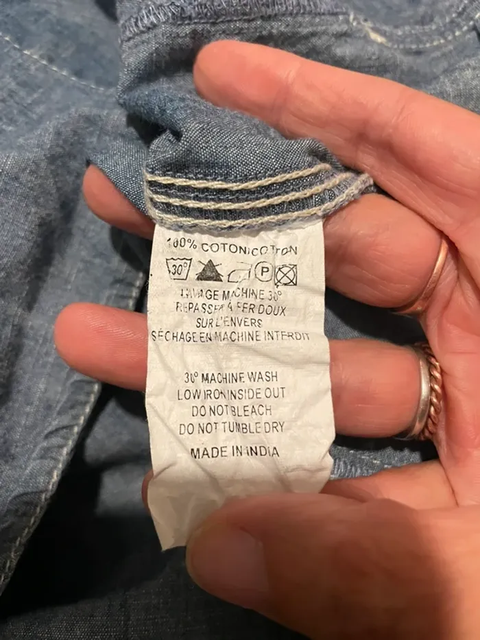 Chemise en jean Le Temps des Cerises - Taille S 🍒 - photo numéro 7