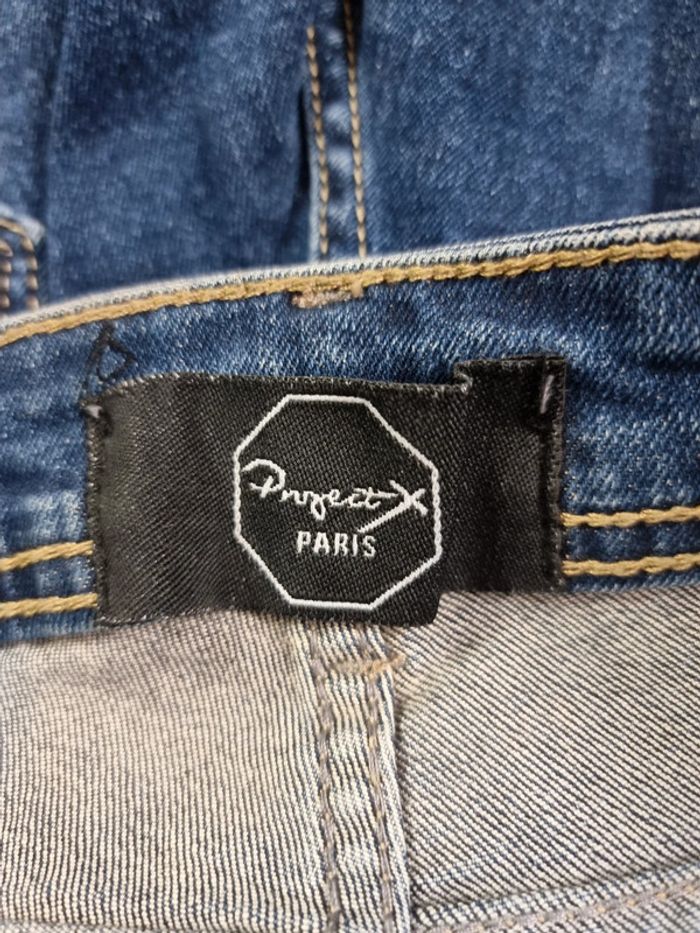 Project X Paris jean homme skinny T19947 Bleu Denim * T38/40 * - photo numéro 11