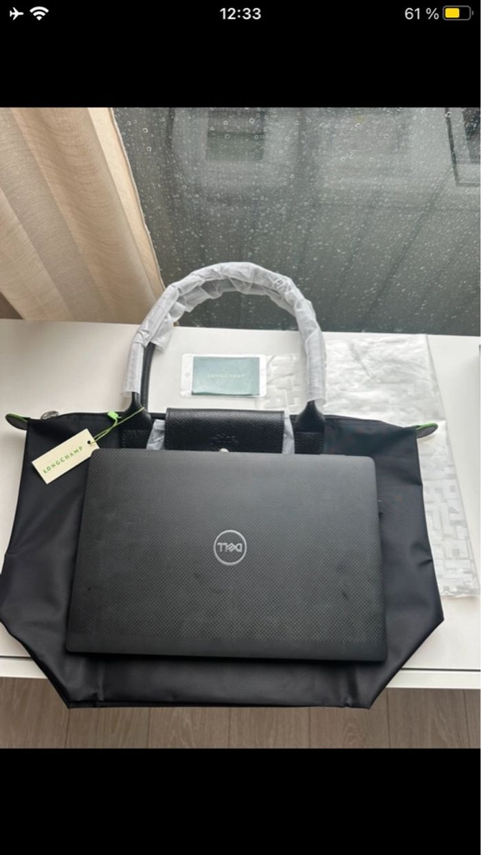 🌸 sac fourre-tout authentique noir neuf taille L 🌸 - photo numéro 4