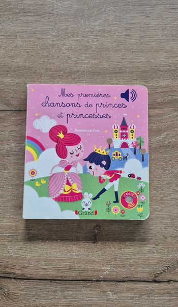 Livre sonore Chansons de princes et princesses