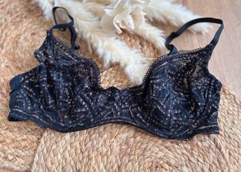 Soutien-gorge noir/doré 90C