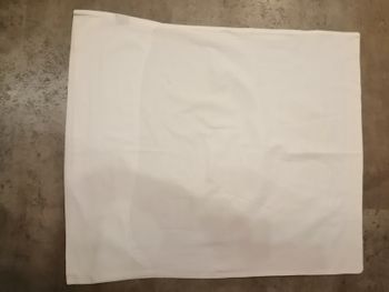 taie d'oreiller blanche 71 x 60 cm