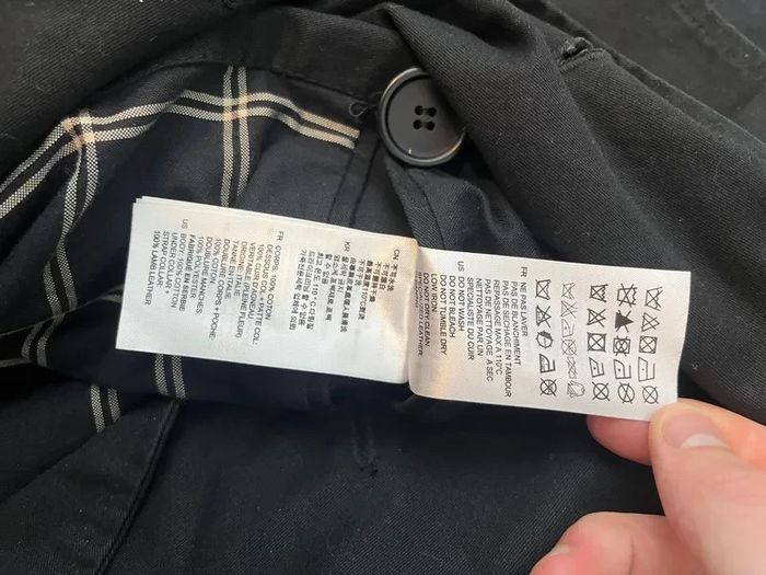 veste trench sandro noir old money taille S 680B - photo numéro 7