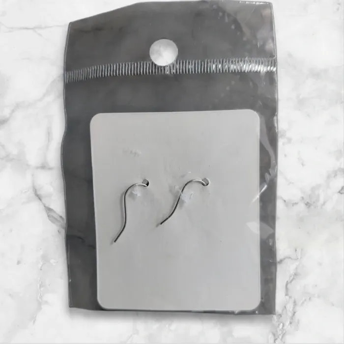 Boucle d’oreille argentée pendentif cœur neuve - photo numéro 2
