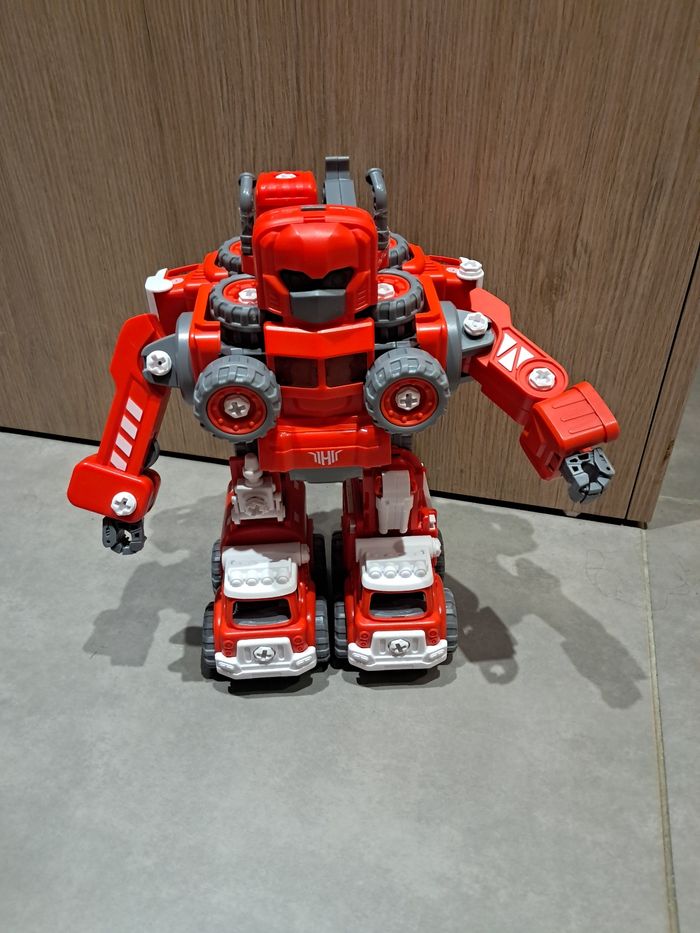 Robot transformer 5en1 camions de pompier - photo numéro 2