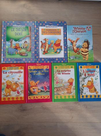 Lot de 7 livres winnie