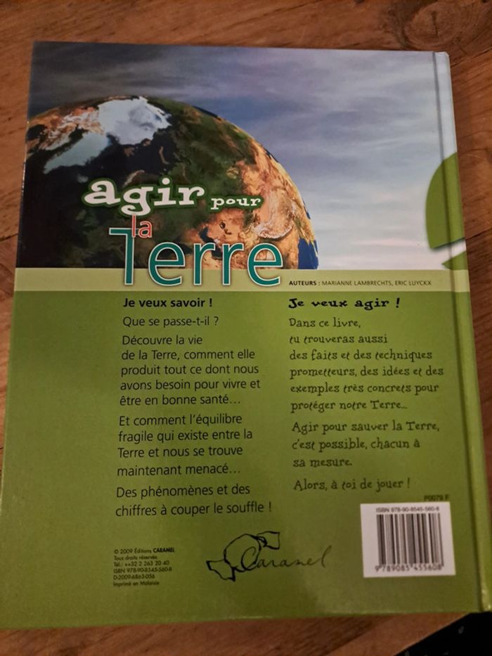 Livre Agir pour la Terre - photo numéro 2