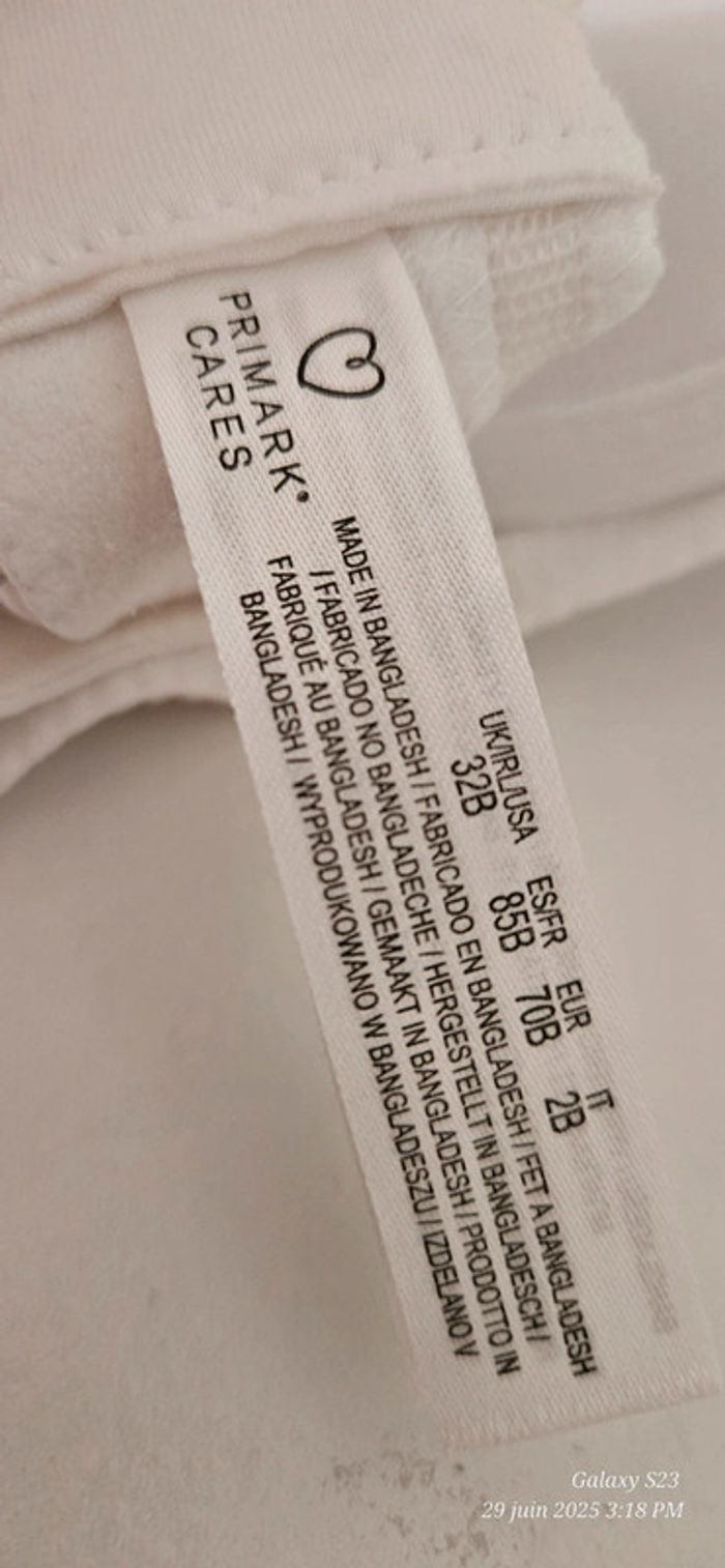 Soutien gorge forme bandeau 85B - photo numéro 4