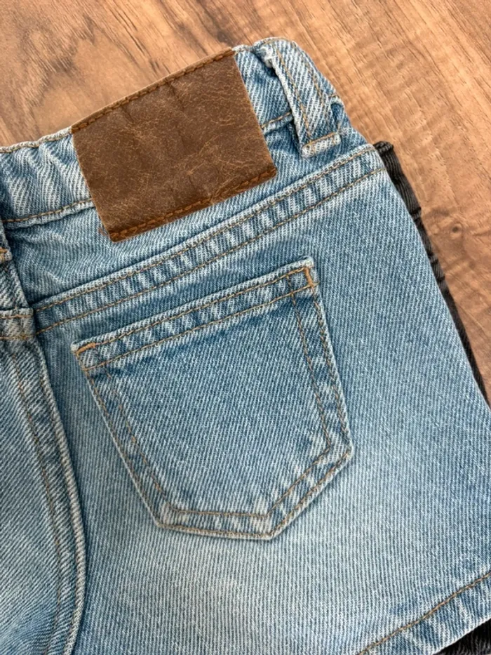 Short jean noir et denim 4 ans neuf - photo numéro 4