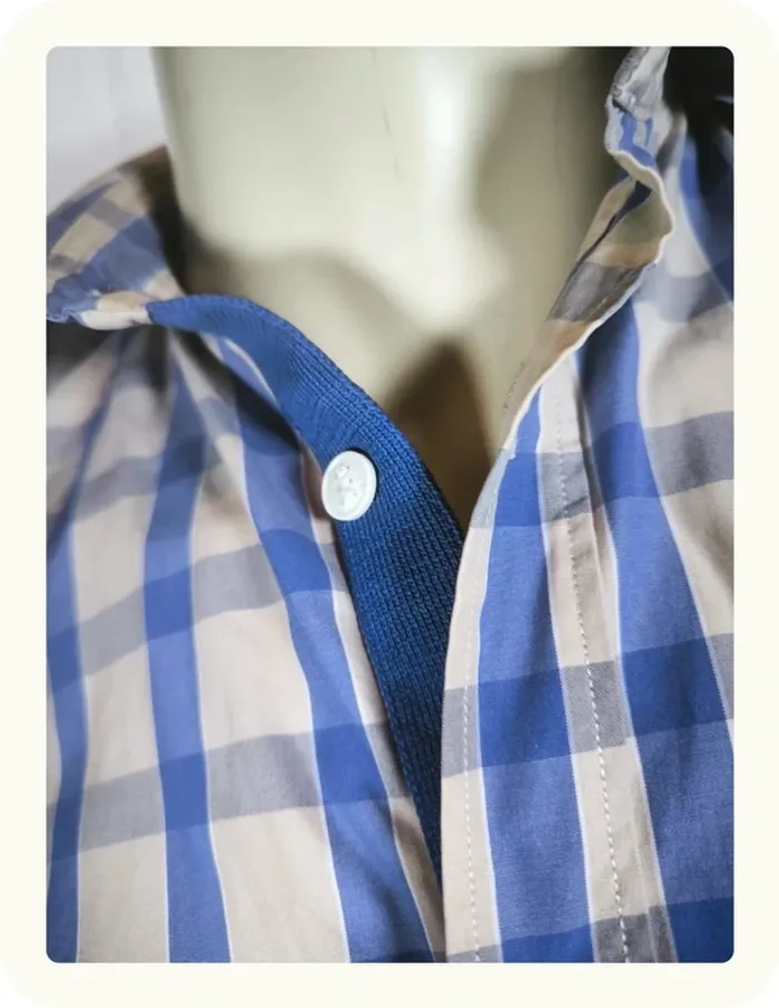 Chemise manches longues homme Serge Blanco Taille M 38 - photo numéro 2