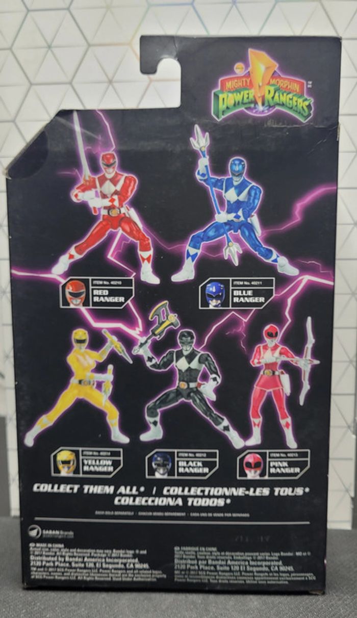 Figurine Power Rangers Mighty Morphin' Legacy Collection Pink Ranger Bandai - photo numéro 9