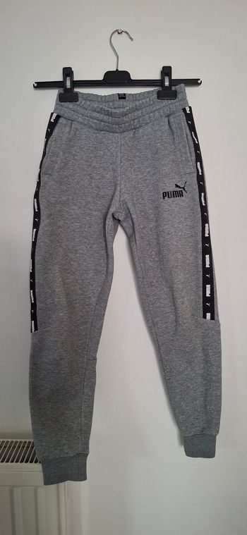 Jogger Puma - Gris avec Bandes "Puma" (Taille 9-10 ans / 140)
