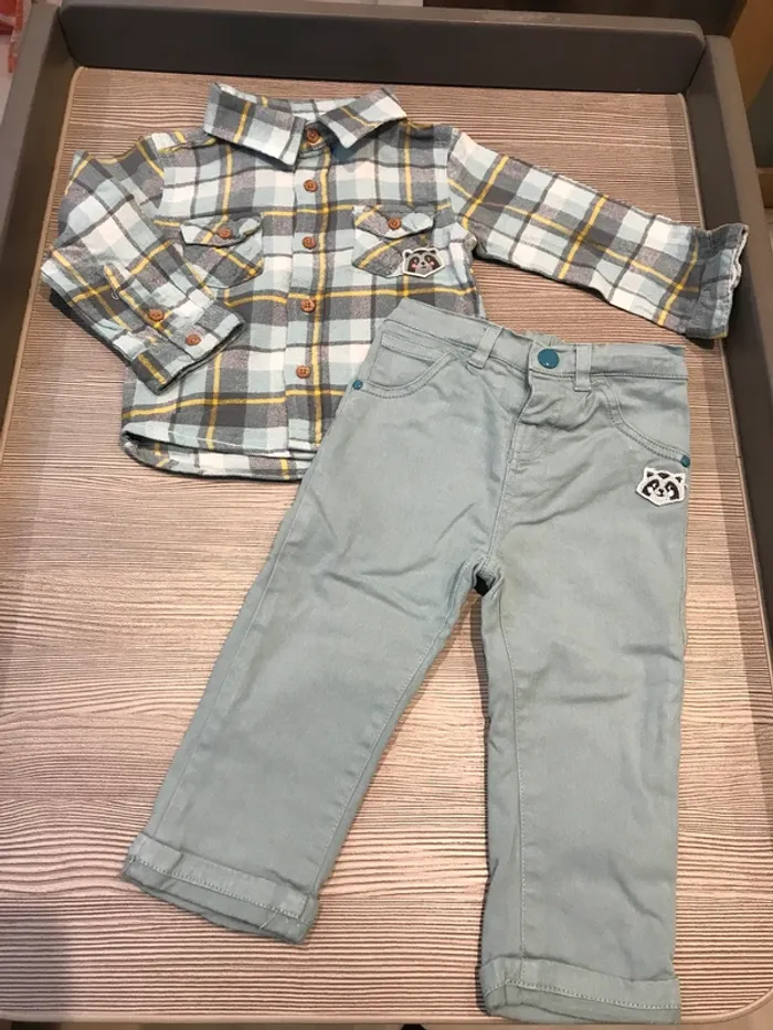 🦊 3 pièces garçon 18 mois Mots d'enfants 🦊 - photo numéro 4