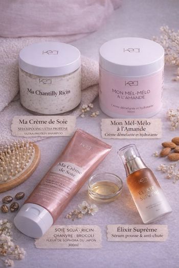 Routine chute de cheveux Kea