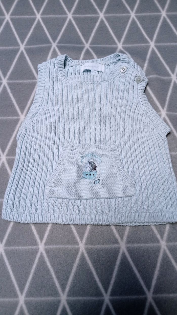 🦁Lot 3 hauts garçon, 6 mois - photo numéro 3