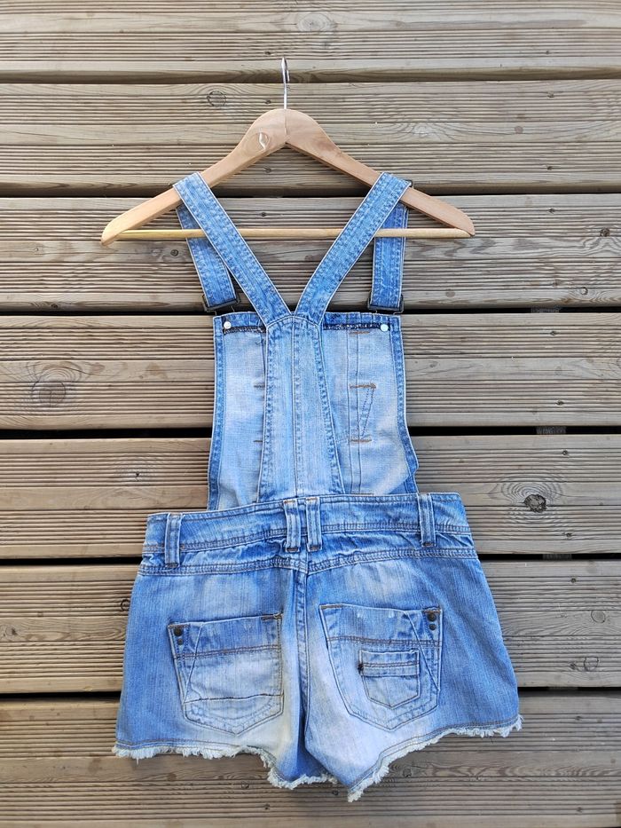 Salopette Short en Jean – Denim Collection – Taille 34/XS – Très Bon État - photo numéro 8