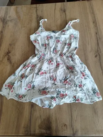 Combi-short H&M Blanc Taille 32 (XS) - Look chic et bohème ! Prix mini !