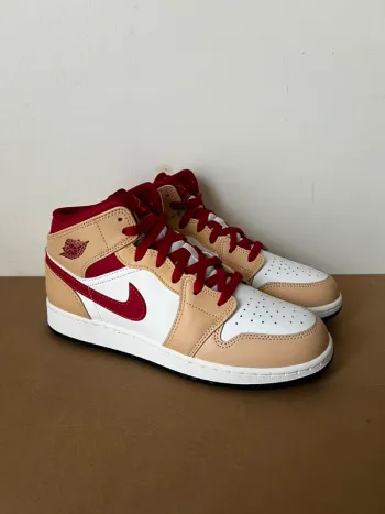 Nike Air Jordan 1 Mid Light Cardinal Curry - 40
