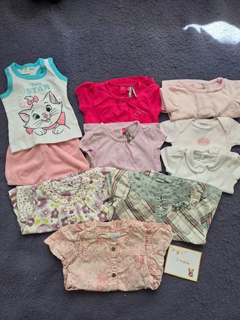 Lot habits printemps été fille 3 mois