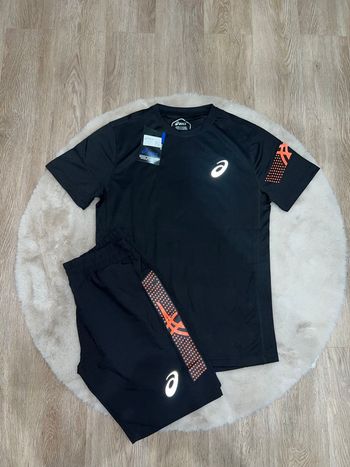 Ensemble short t-shirt Asics noir S 