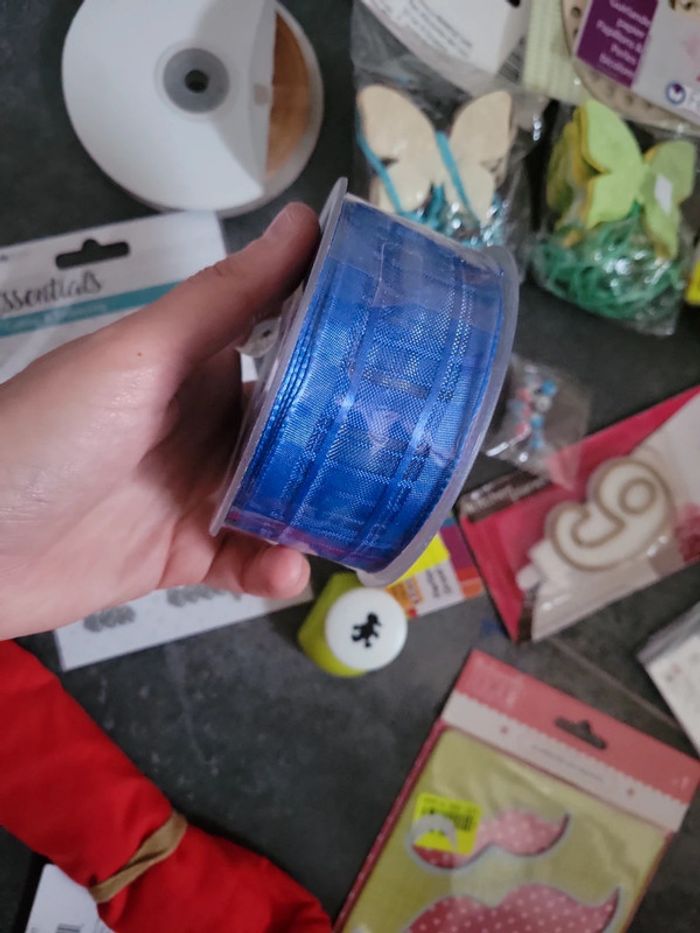 Lot loisirs créatifs ruban scrapbooking lettre carte spencil - photo numéro 5