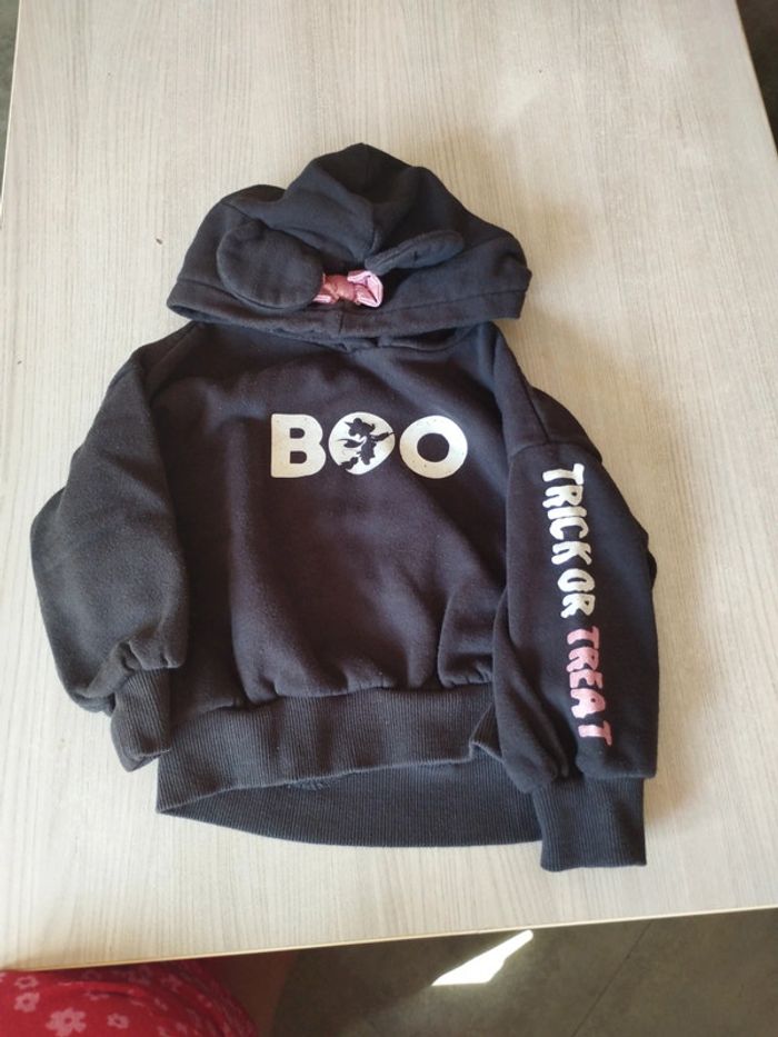 Sweat 3 ans Minnie halloween