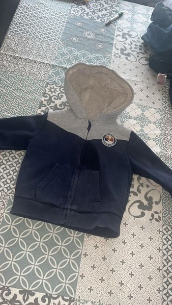 Gilet épais zippé garçon