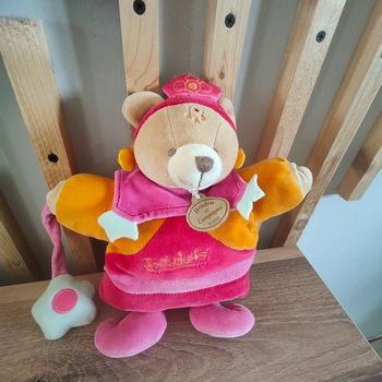 Ours Marionnette doudou et compagnie