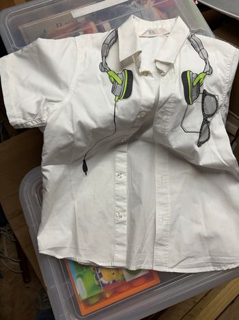 Lot vêtement garçons 8 ans - chemise - pyjama